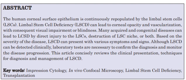 epitelio congiuntivale, superficie oculare,diagnosi